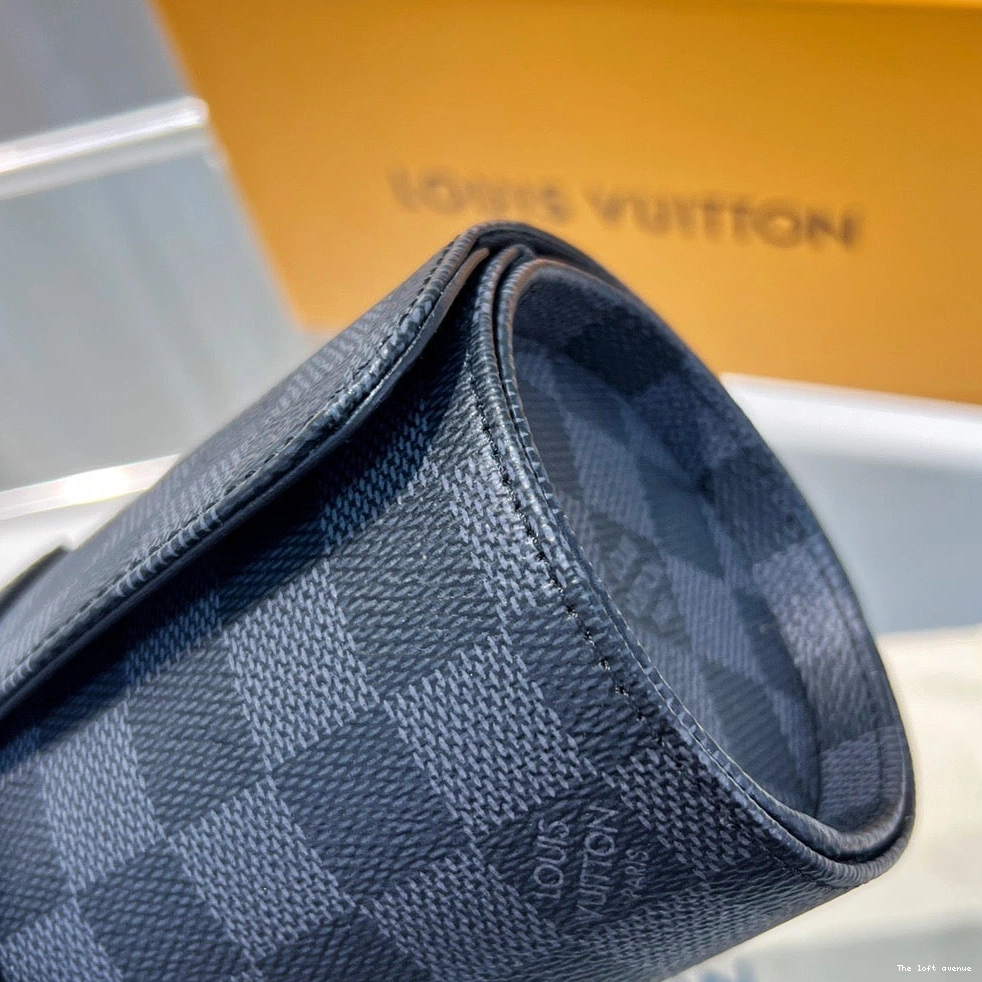 CUSTOM LV CHECKERED CASE WATCH 0822